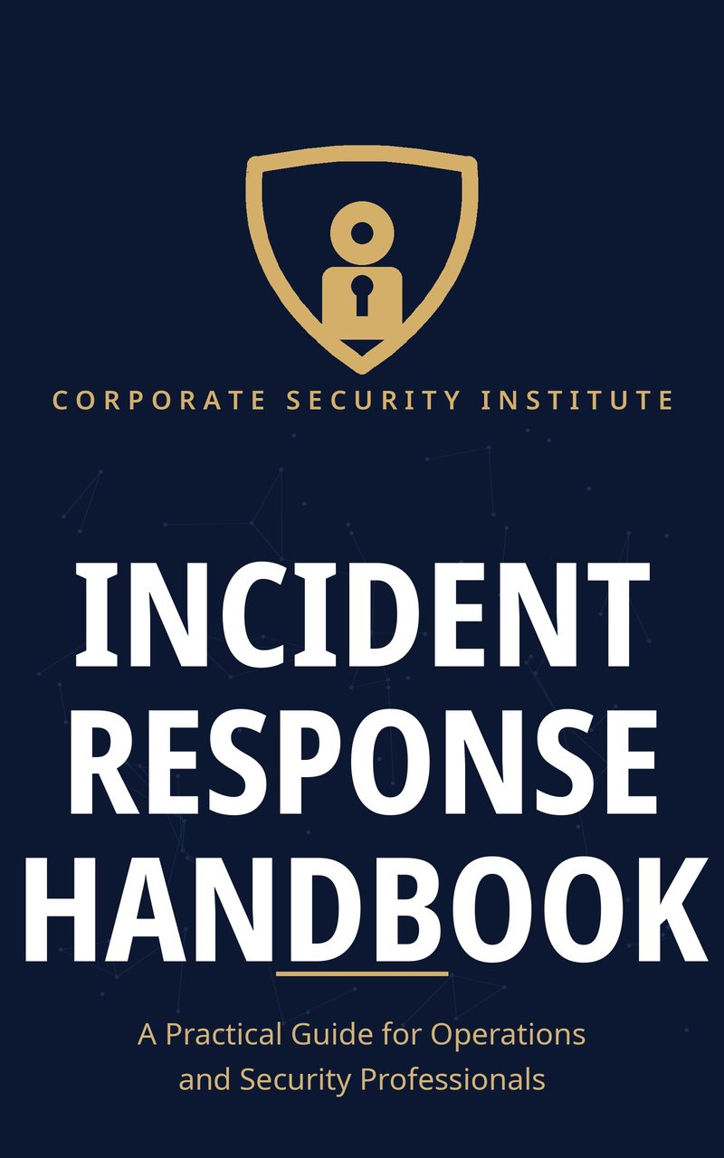 Incident Response Handbook book cover